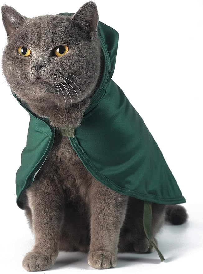 Cat Halloween Costume Funny Puppy Clothing Kitten Cosplay Pet Clothes Small Dog Outfits (Large)