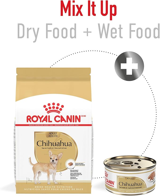 Royal Canin Chihuahua Adult Breed Specific Dry Dog Food, 10 Pounds. Bag