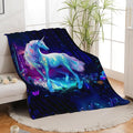 Unicorn Blanket Unicorn Throw Blanket Gifts for Girls Women Kids Adults Super Soft Cozy Plush Fluffy Fuzzy Fleece Blanket Home Decor 60''X80''