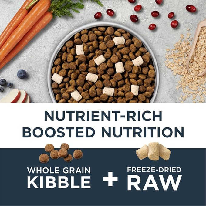 Instinct Raw Boost Light, Natural Dry Dog Food with Freeze Dried Pieces, Whole Grain Recipe- Real Chicken and Brown Rice, 18 lb. Bag