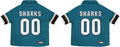 Pets First NHL San Jose Sharks Jersey for Dogs & Cats, X-Small. - Let Your Pet Be A Real NHL Fan!, X-Small Hockey Jersey (Pack of 2)