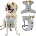 AVERYDAY Dog Tuxedo for Wedding Outfit, Dog Suit and Tie Costumes for Birthday, Halloween, Cosplay, Christmas Party, Pet Formal Wear with Bowtie, Tux for Medium Large Dogs, Bulldog, Labrador, Husky