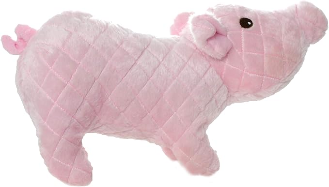 MIGHTY- Massive - Squeaker-Multiple Layers. Made Durable, Strong & Tough. Interactive Play Dog Toy (Tug, Toss & Fetch). Machine Washable & Floats. (Piglet, Massive 2 Pack)