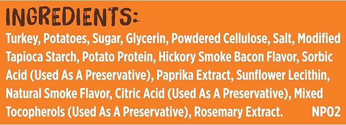 Nutrish Rachael Ray Turkey Bites Turkey Recipe with Hickory Smoke Bacon Flavor Dog Treats, 12 oz. Pouch (Pack of 2)