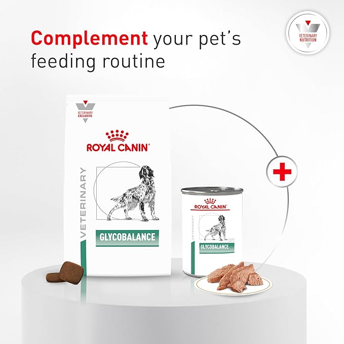 Royal Canin Veterinary Diet Canine Glycobalance Adult Loaf in Sauce Dog Food, 13.4 oz (Pack of 24)