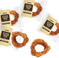 VITADAY Turkey Tendons for Dogs, All Natural, Healthy Dog Treats, Long Lasting, Hypoallergenic Dog Chews, Rawhide Free, USA-Sourced, for Small Dogs, Ring (S), 4 Count Pack