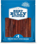 Best Bully Sticks 12 Inch Bully Sticks for Dogs - 25 Count (Pack of 1) - Natural, Easily Digestible, 100% Grass-Fed, Grain and Rawhide Free
