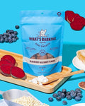 What's Barking Soft Bites, Soft Chewy Dog Treats for Training or Snacking, Pet Essentials, Bite Size Pieces for Dogs, Natural Ingredients, Made in USA, Resealable Bag (Pack of 1, Blueberry Beetroot)