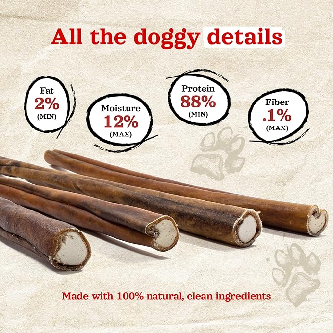 Natural Farm Peanut Butter Stuffed Collagen Sticks for Dogs (6 Inch, 15-Pack), Rawhide-Free Collagen Sticks, Natural Dog Chews, Long Lasting, for Small, Medium and Large Dogs