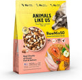 RawMix50 Ocean Fish and Salmon Dog Food, 50% Freeze-Dried Raw, High Protein, Grain-Free Kibble, Complete and Balanced, 2lb