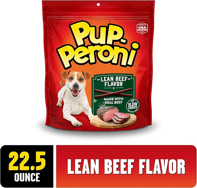 Pup-Peroni Lean Beef Flavor Dog Treats, 22.5 Oz. Bag