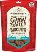 Stella & Chewy's Freeze-Dried Raw Coated Dog Biscuits – Grass-Fed Lamb Recipe – Protein Rich, Grain Free Dog & Puppy Treat – Great Snack for Training & Rewarding – 9 oz Bag