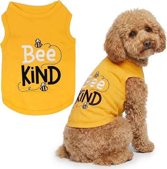 Parisian Pet Dog Shirt – 100% Cotton Shirts for Large Dogs – Sleeveless Puppy Vest – Lightweight and Breathable Pet Apparel – Soft Pullover Summer Dog Clothes - Stretchy T Shirts for Dogs
