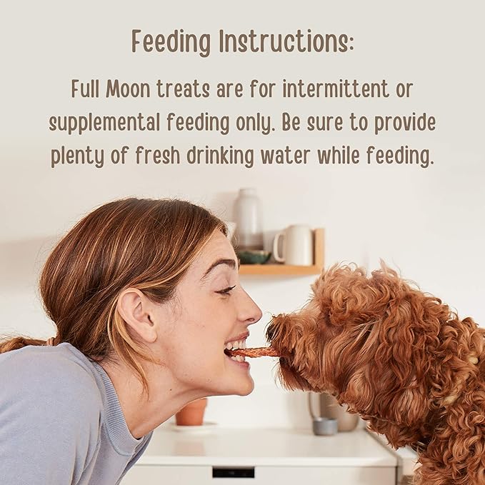 Full Moon USDA Organic Chicken Training Treats Healthy All Natural Dog Treats Human Grade 175-Treats 6 Ounce,(Pack of 2)