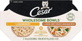 Cesar Wholesome Bowls Adult Wet Dog Food, Chicken Recipe and Chicken, Sweet Potatoes & Green Beans Recipe Variety Pack, Wet Food for Dogs, 3 Oz. Bowls, 6 Count