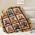 Hummingbird Throw Blanket Hummingbird Bird Stuff Gifts for Kids Girls Boys Adults Women Men Soft Cozy Warm Plush Fluffy Fuzzy Fleece Blanket Decor 50''X60''