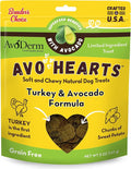 AvoDerm AvoHearts Turkey and Avocado Formula Dog Treats, 5oz Bag