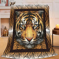 Tiger Throw Blanket Tiger Stuff Gifts for Kids Girls Boys Adults Women Men Soft Cozy Warm Plush Fluffy Fuzzy Fleece Blanket Decor 40''X50''