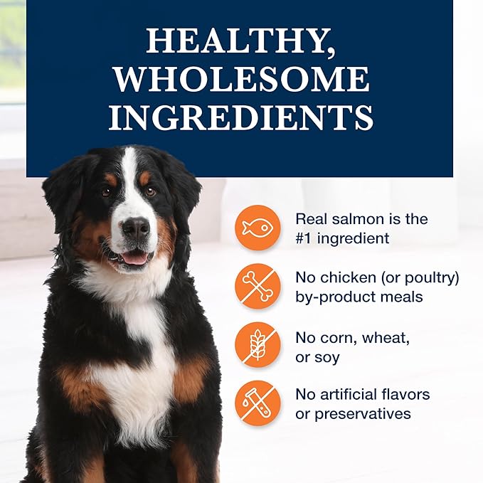 Blue Buffalo Natural Veterinary Diet W+M Weight Management + Mobility Support Dry Dog Food, Veterinarian Prescription Required, Salmon, 6-lb. Bag