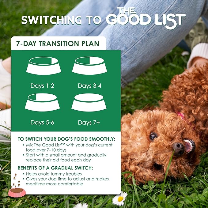 Farmland Traditions The Good List Air-Dried Dog Food, Premium Chicken & Bone Broth for Dogs, Protein Rich & Grain-Free Nutrition, 5.5 Pound Bag