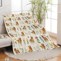 Golden Retriever Throw Blanket Golden Retriever Puppy Stuff Gifts for Dog Lover Kids Girls Boys Adults Women Men Soft Cozy Warm Plush Fluffy Fuzzy Fleece Blanket Decor 60''X80''