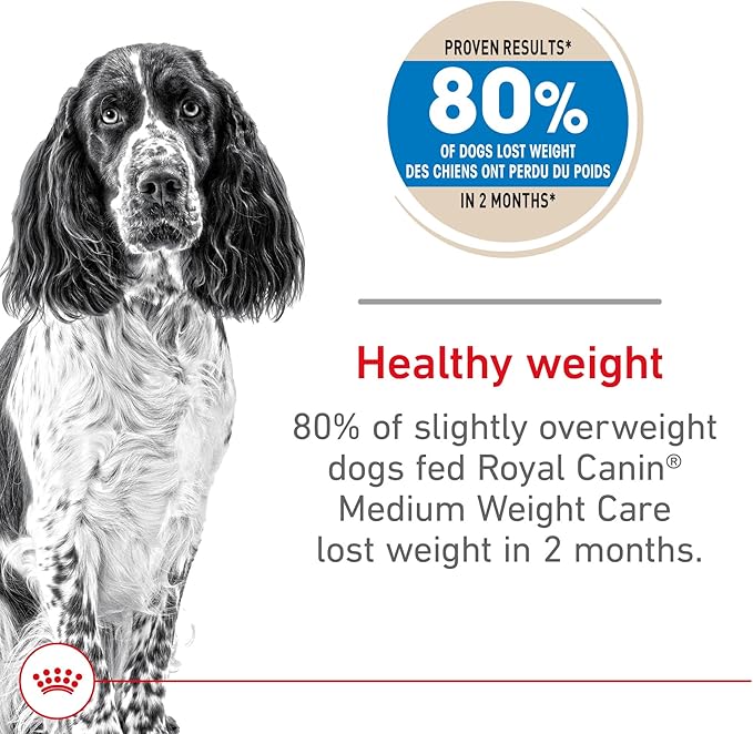 Royal Canin Medium Weight Care Adult Dry Dog Food for Medium Breeds, 17 lb bag