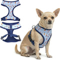 Parisian Pet Sailboat Dog Harness - Breathable No Pull Puppy Harness with Leash Ring - Adjustable Harnesses for Dogs - Soft Padded Step-in Pet Vest - Lightweight Dog Vests for Small Sized Dogs