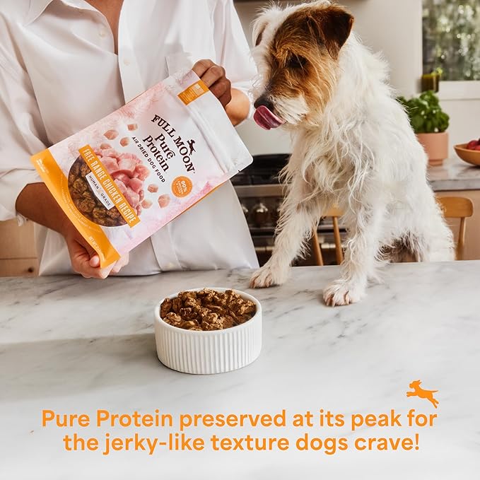 Full Moon Pure Protein Air Dried Dog Food Free Range Chicken Recipe 2lb