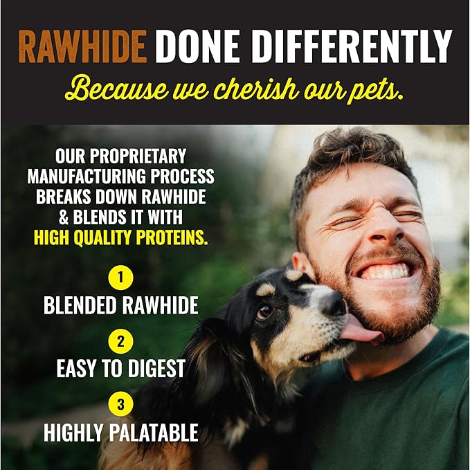 Etta Says! Premium Beef 4.5 Inch Chews - All Natural, Grain Free Dog Treat, Chew, Limited Ingredients, Usa Made