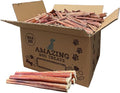 Amazing Dog Treats - Bully Sticks for Small Dogs (6 Inch Junior - 100 Count) - Premium Thin Bully Sticks for Dogs - High Protein, Grass Fed, Additive Free