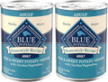 Blue Buffalo Homestyle Recipe Adult Wet Dog Food,Made with Natural Ingredients,Fish & Sweet Potato Dinner with Garden Vegetables,12.5-oz can,(Pack of 24)