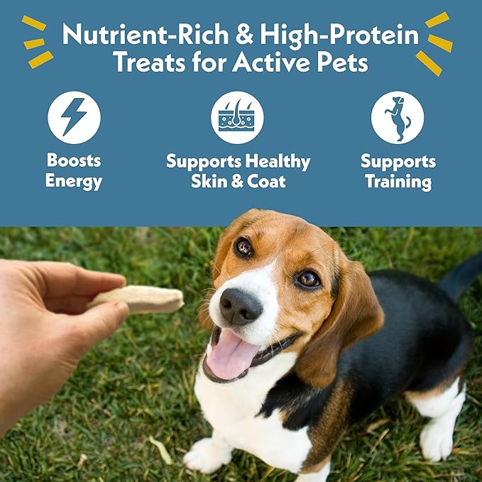 Fresh Is Best Turkey Tenders Freeze Dried Dog Treats – Raw Freeze Dried Treats for Dogs & Cats in Resealable Zipper Bag – High-Protein Single Ingredient – Made in The USA