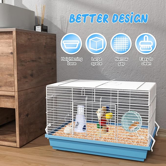 Pronetcus Hamster cage for Hamsters, Gerbils, mice, Rats, Small Guinea Pigs and Other Small Animals.