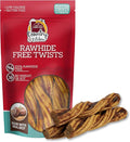 Country Kitchen Rawhide Free Beef Twists Dog Chews, Made with Real Beef, Highly Digestible, Gluten Free, 3 Count