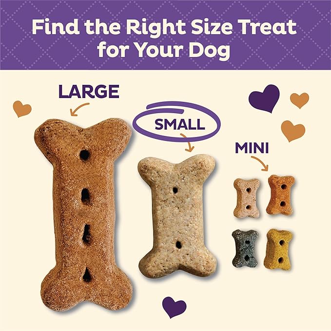 Old Mother Hubbard Wellness P-Nuttier Dog Biscuits, Natural, Training Treats, Peanut Butter Flavor, Small Size, (20 Ounce Bag)