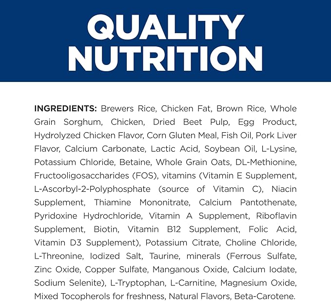 Hill's Prescription Diet k/d Kidney Care Dry Dog Food, Chicken, 8.5 lb. Bag