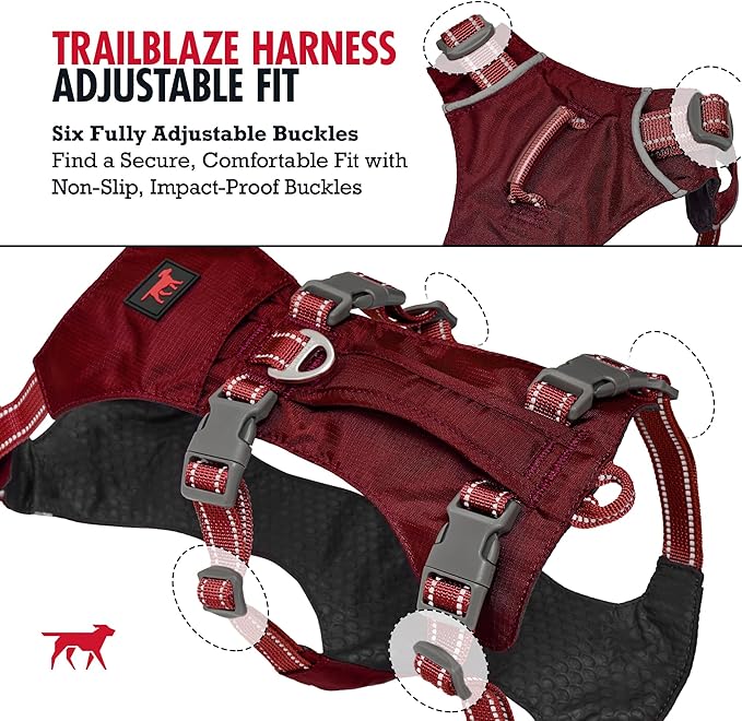 Tuff Pupper Escape Proof Dog Harness for Extra Small Dogs | No Pull Lightweight Adjustable Harness | No Escape Multifunctional Outdoor Pet Gear | Strong Durable Breathable | Secure Comfortable Fit