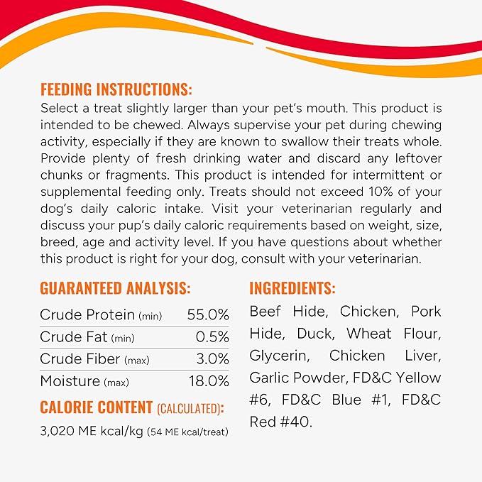 Good N Fun Triple Flavor Kabobs Chews for All Dogs, 18 Count, Treat Your Dog to Chews Made from Beef Hide, Real Chicken, Pork Hide, Duck and Chicken Liver