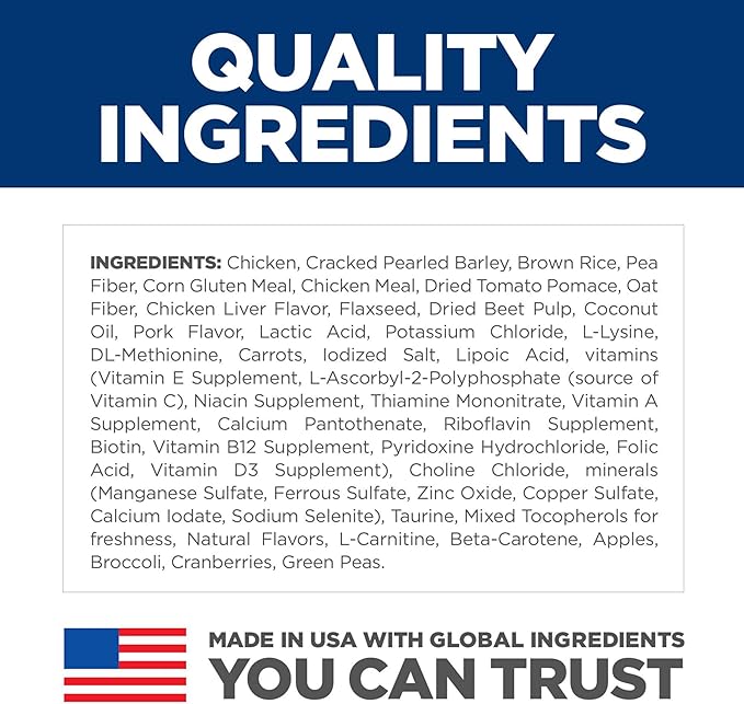 Hill's Science Diet Adult Perfect Weight Small Bites Dry Dog Food, Chicken, 12 lb. Bag