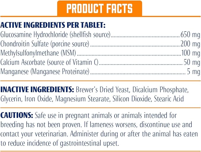 ProSense Advanced Strength for Dogs Glucosamine Chew Tablets 120 ct (Pack of 2)
