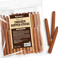 A Freschi srl Chicken Dog Treats, All Natural, Healthy & Easily Digestible, Low-Fat Puppy Chews, Human Grade Training & Rewards Dog Snacks, Dipped Sticks, 24 oz Pack