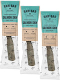 Vital Essentials Freeze-Dried Raw Salmon Skin Dog Treat & Natural Chew, 3-Pack | Single Ingredient Dog Treat for Light Chewers | Made in USA