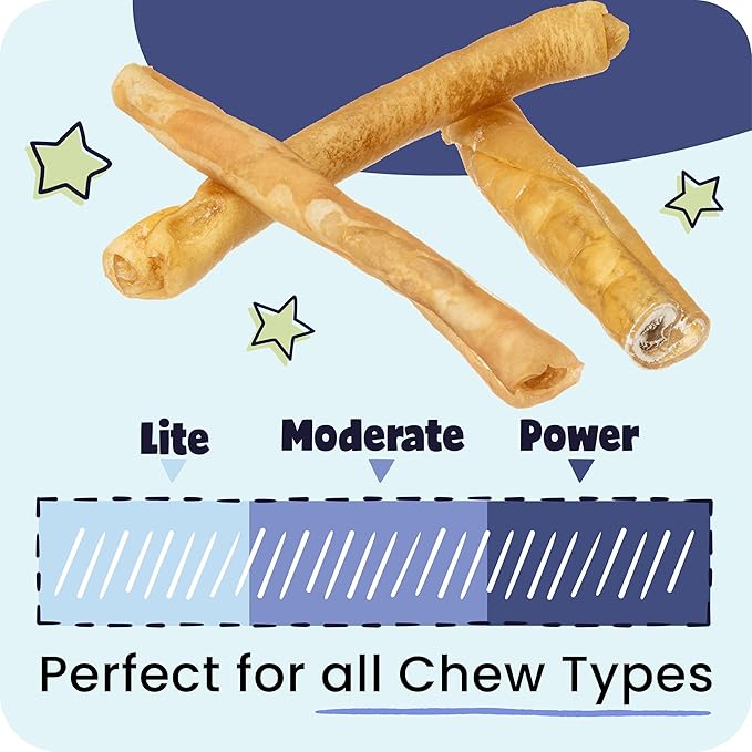 Pawstruck Natural 5-7” Beef Collagen Braids for Dogs - Healthy Long Lasting Alternative to Traditional Rawhide & Bully Sticks Chew Treats w/Chondroitin & Glucosamine - 5 Count - Packaging May Vary
