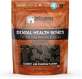 Indigenous Pet Dental Health Bones Regular – Carrot & Pumpkin (17 Ounce) | Grain-Free Dog Chews with Prebiotics & Omegas | Freshens Breath, Supports Digestive, Skin & Coat Health |