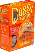 Doggy Delirious Crunchy Dog Treats – for All Pet Sizes, Breeds – All-Natural Puppy Treat – 100% Human-Grade – Delicious Pet Treat Bones, Snacks for Dogs – Pumpkin, 16 Oz.