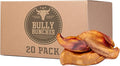 Bully Bunches Large Whole Pig Ears for Dogs | Free Range Oven Baked Pork for All Breeds | All-Natural, Single Ingredient & 100% Digestible Safe Dog Chew - Multipack (20 Pack)