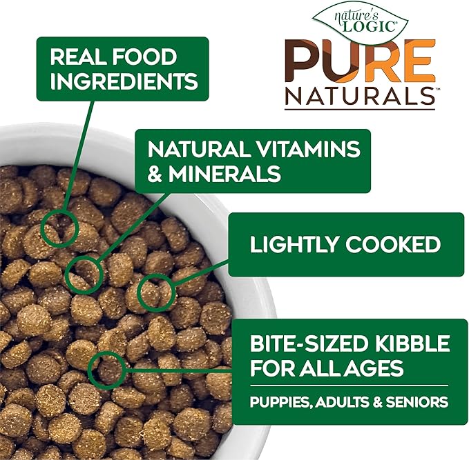 Nature’s Logic Pure Naturals™ 100% Natural Chicken Recipe Synthetic-Free Dry Dog Food, 4.4 lbs