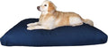 Dogbed4less Jumbo Orthopedic Extreme Comfort Memory Foam Dog Bed for Large Dog, Waterproof Internal Case and Machine Washable External Denim Cover, 55X47 Pet Pillow, Blue