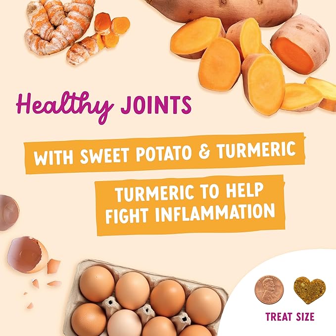 Health Extension Impawfect Dog Treats, 4.5oz (127g), Sweet Potato & Turmeric – Hip & Joint Support, Made with Rescued Ingredients, Sustainable & Perfect for Training