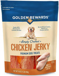 Golden|Rewards Chicken Jerky Dog Treats, 16 oz Bag, Made with Wholesome Chicken Breast, Low Fat, Grain-Free, No Artificial Colors or Preservatives, Premium High-Protein Snack for Dogs
